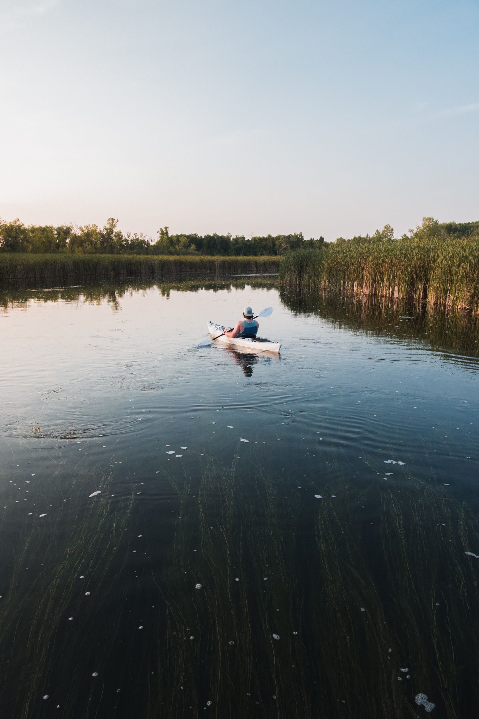 Kajaktúra a Tisza-tavon